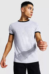 Man Muscle Fit Ringer T-Shirt