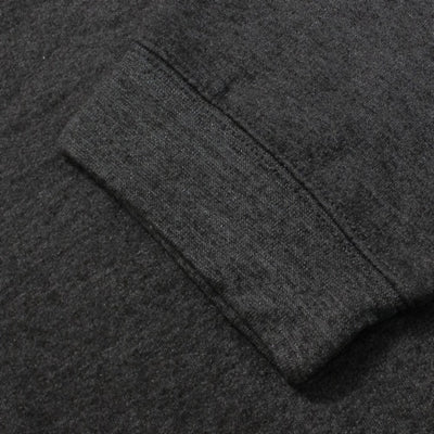 Sherpa Line Charcoal Zip Hoodie Heavy & Big Size