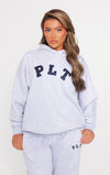 Oversized Embroidered Hooded Tracksuit