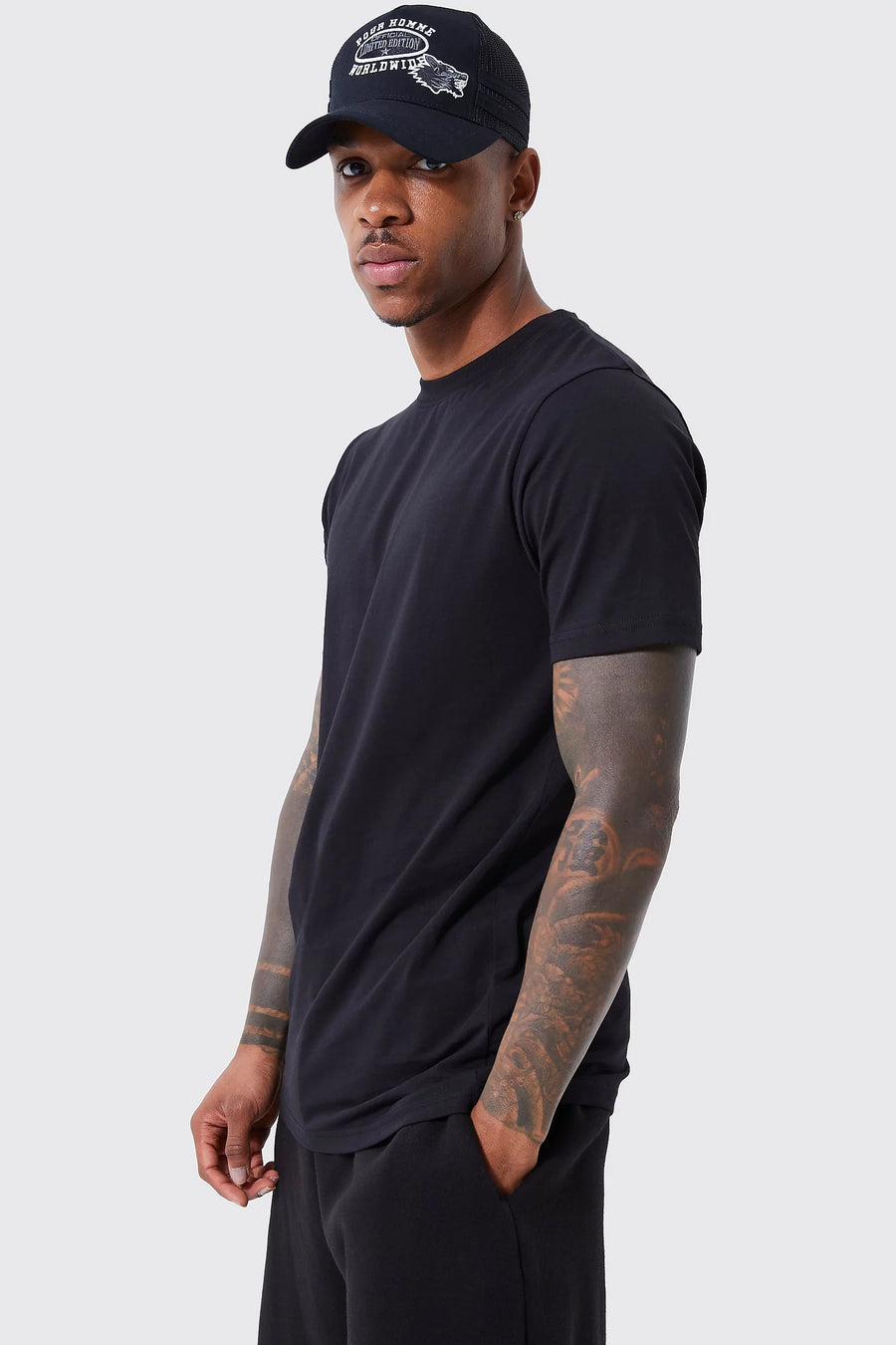 MAN Muscles FIT STRETCHABLE T-SHIRT PACK OF TWO