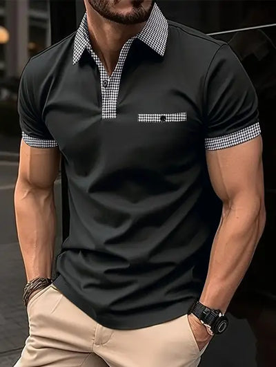 CONTRAST TRIMS REGULAR FIT POLO SHIRT