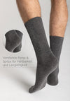 Men's Diabetic Patient 4 Pair Dress Socks