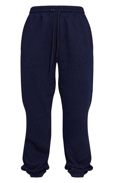 Navy QTR Zip Cropped Hooded With Joggers