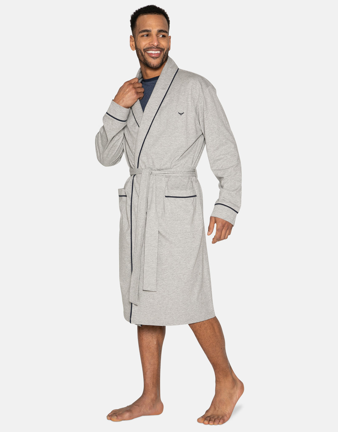 Light cotton dressing gown best sale