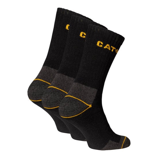 Original Caterpillar Men Navy 3Pair Crew Socks