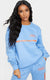 PRETTYLITTLETHING Petite Blue SweatShirt Tracksuit