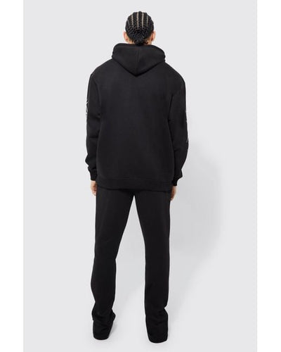 BIG AND TALL OVERSIZED TEXTURED TRACKSUIT