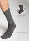 Men Diabetic Patient 4Pair Crew Socks